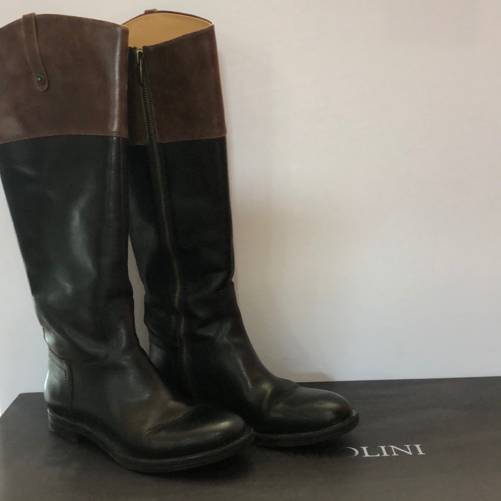 Enzo Angiolini Two Toned Riding Boots
